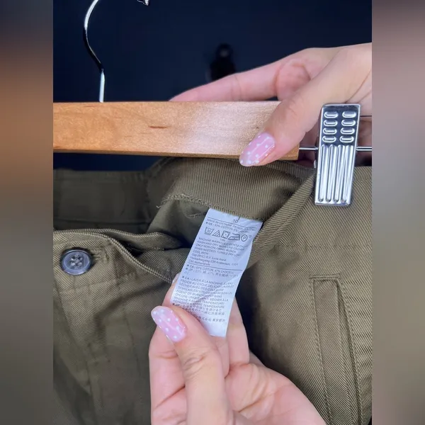 Olive Green Trousers Size 10 - Image 2
