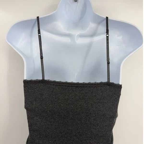 Y2K Aeropostale Ribbed Lace Trim Cami Top Sz S Coquette Bella Layering Grunge - Image 8