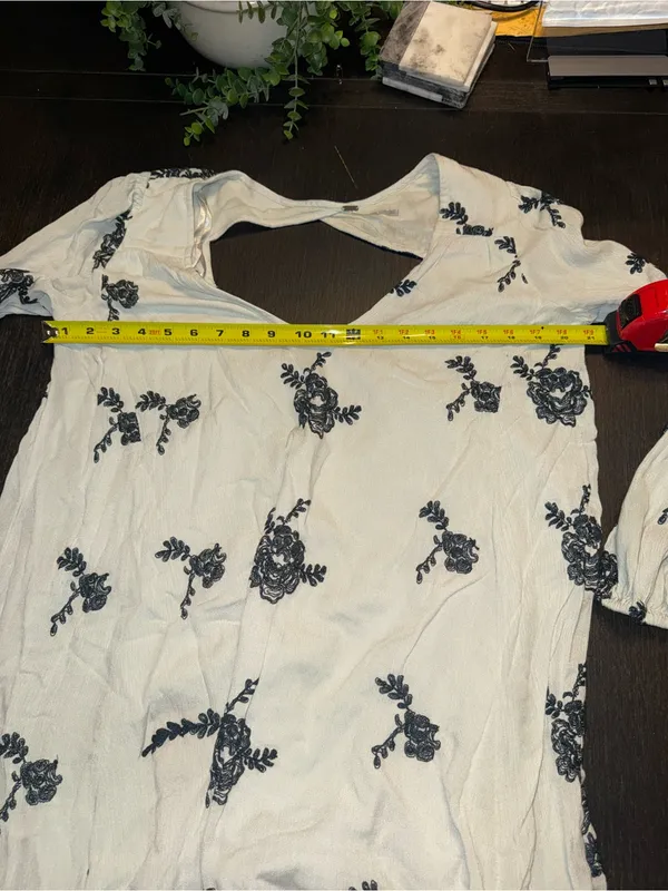 Free People Embroidered Austin Mini Dress Boho - Image 4