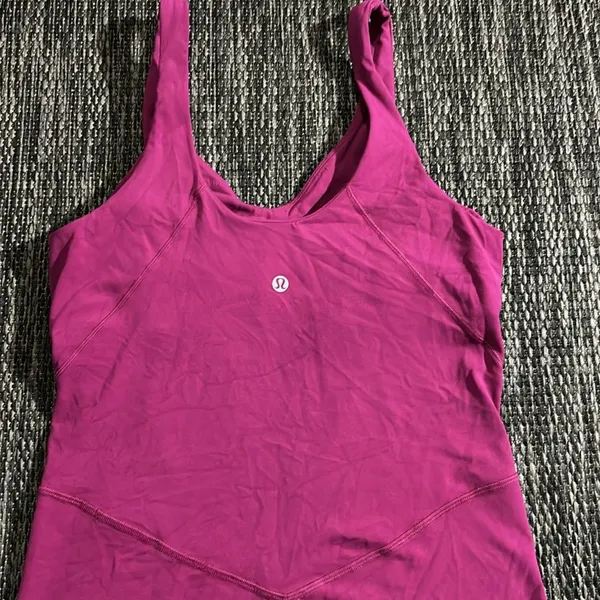 Lululemon Align Romper 8" Nulu Lightweight Buttery Soft Magenta Purple Size 10 - Image 3