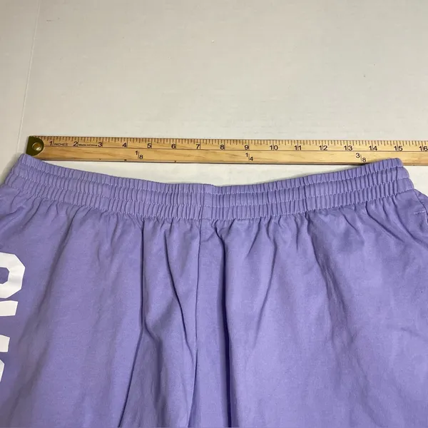Adidas Streetball Shorts Lavender Purple Womens Sz XL Elastic Waist Drawstring - Image 6
