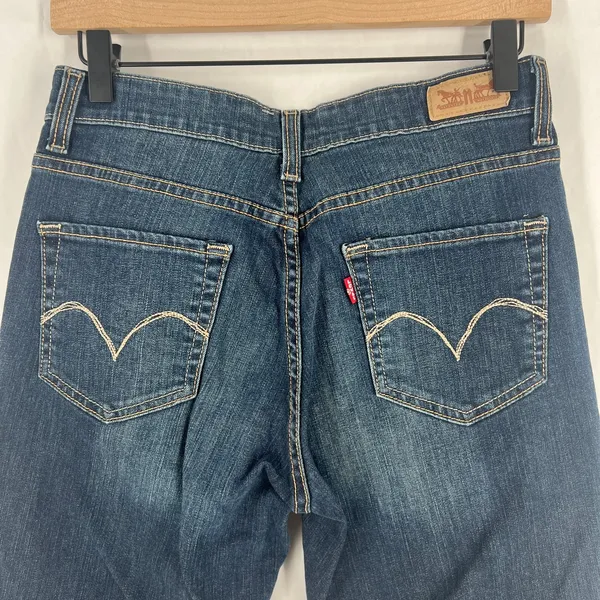 Levi's Skinny Jeans Womens 27 Blue Denim Cotton‎ Stretch Medium Wash Mid Rise - Image 5