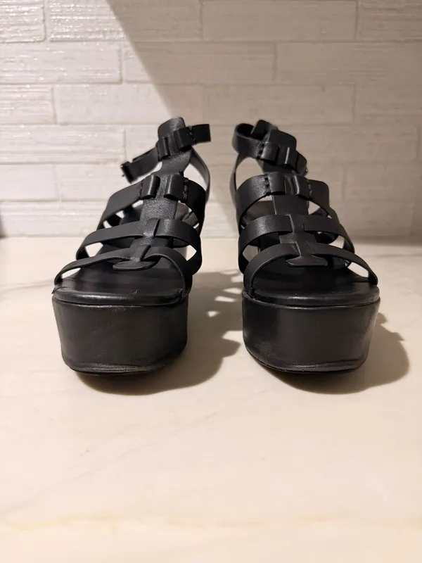 Platform Sandals Euro Summer 90s Grunge Renaissance Festival Cottage Indie Boho - Image 2
