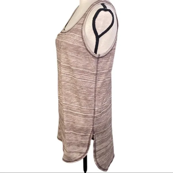 PRANA beige and brown “Kiely Sleeveless Tunic Tank Top” in size Small. EUC - Image 6