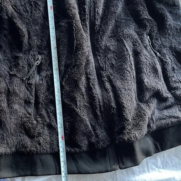 The North Face Full Zip Sherpa Fleece Jacket Women's Size Large Black - Image 4