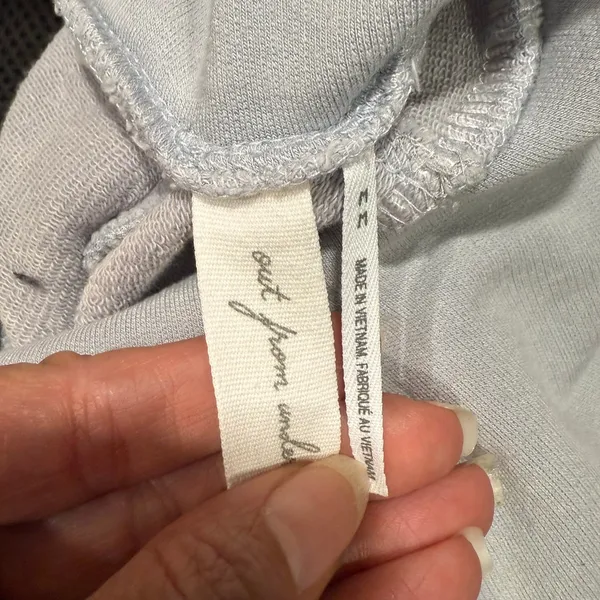 Urban Outfitters Out From Under Gray Fold Over Seamed Flare Leggings Sz M - Image 5