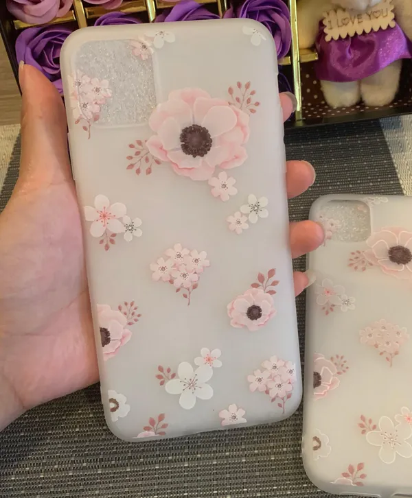 Iphone 12 pro max flower soft case Multi - Image 3