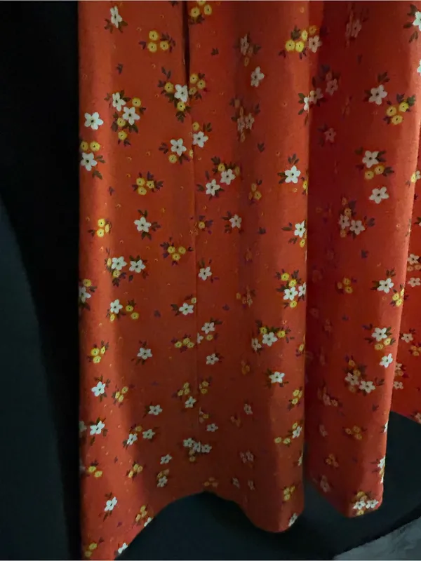 LuLaRoe Women’s Jessie Orange White Floral Dress XS - Image 6