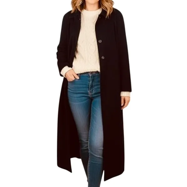 Vintage Sanyo Women's Overcoat Removable Lining Medium M 10 - Image 5