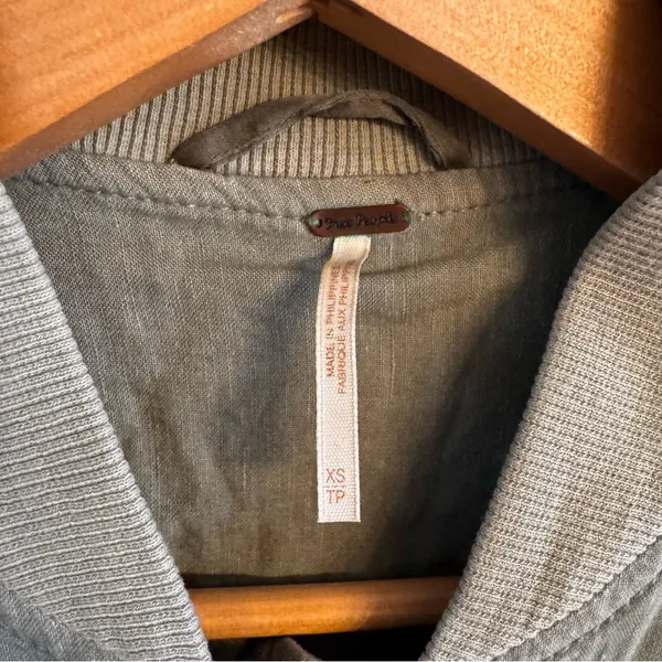 FREE PEOPLE Utility Bomber‎ Jacket - Image 8