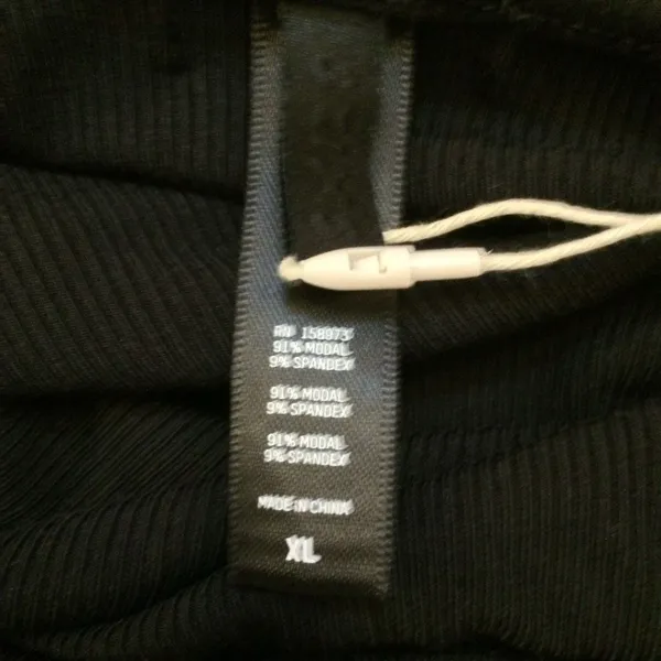 NWT Skims black ribbed maxi dress xl - Image 8