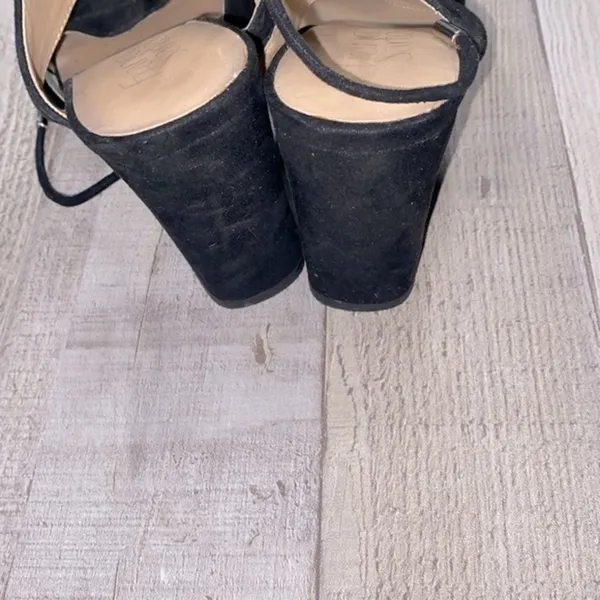 Franco Sarto black block heels size 6 1/2 medium - Image 7