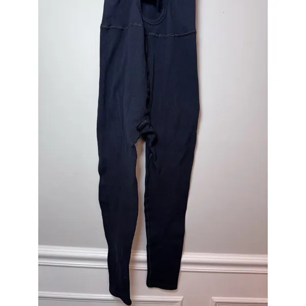 Free People Movement Free Throw One Piece | Size Small Black Ribbed, Logo Nwt - Image 12