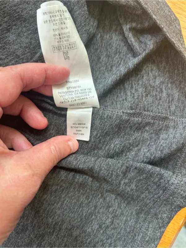 Patagonia Seabrook Bandha Dress Medium Forge‎ Grey Heather Knit Capsleeve 58731 - Image 11