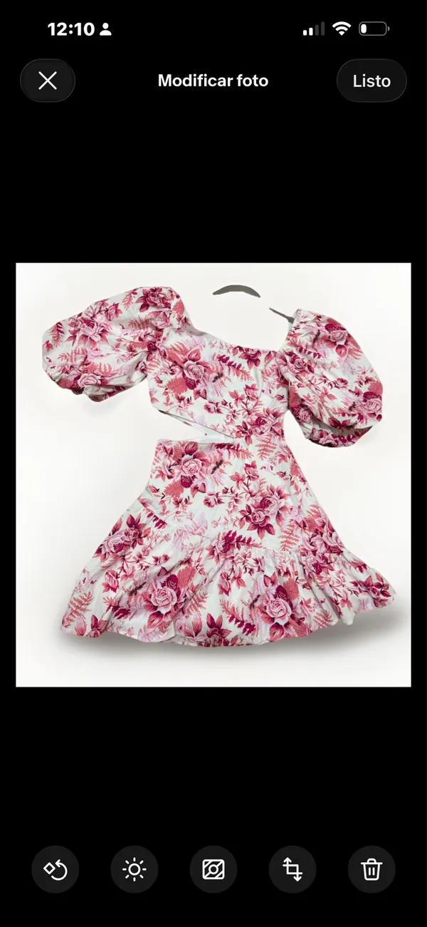 Hello Molly Sweetest Kind Pink Floral Cut Out Mini Dress size XS NWOT - Image 2