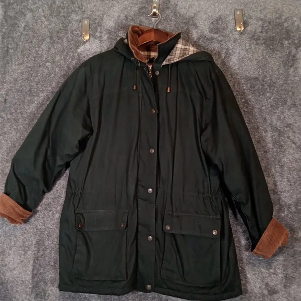 Modern Essentials Woman Coat Jacket Lined Coudoy Collar Size 1X Winter - Image 3