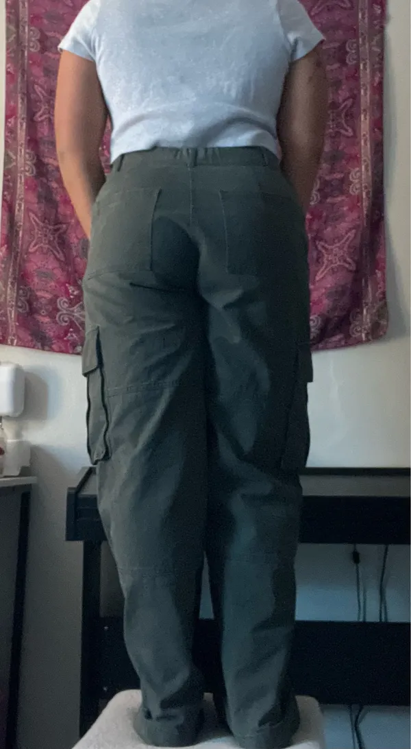 Cotton On Cargo Pants Green - Image 6