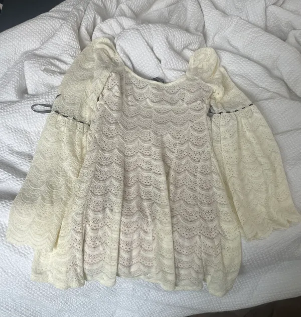 Kimchi Blue White Lace Dress - Image 3
