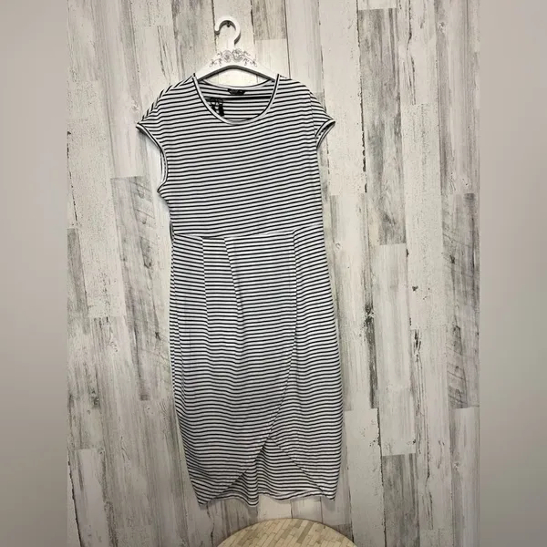 Stripped dress White Size XL - Image 5