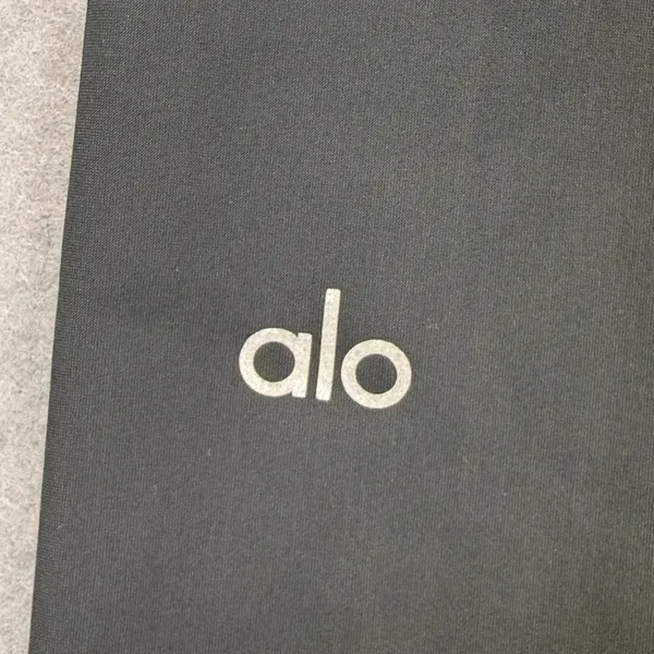 Alo Yoga High Waist Ripped Warrior‎ Leggings Anthracite Grey Small Distressed - Image 9