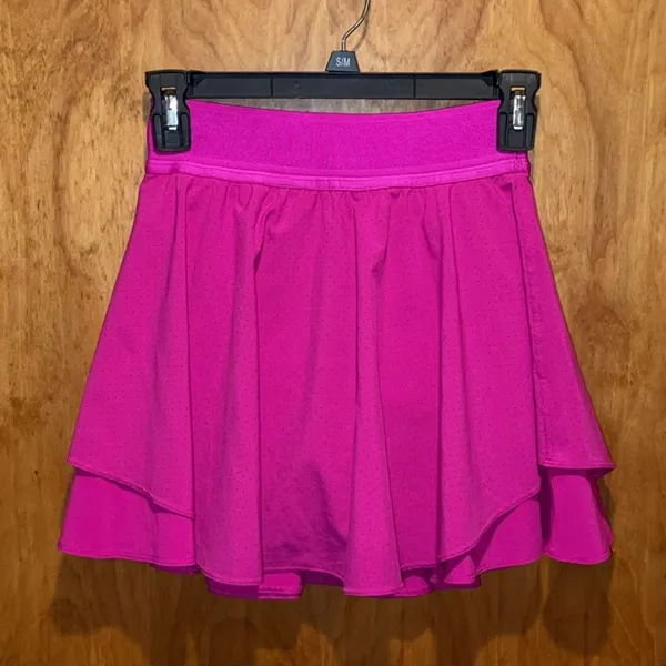 Lululemon Court Rival Perforated High-Rise Skirt *Long - Image 4