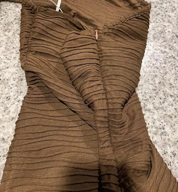 Brown Maxi Dress Size XS - Image 4