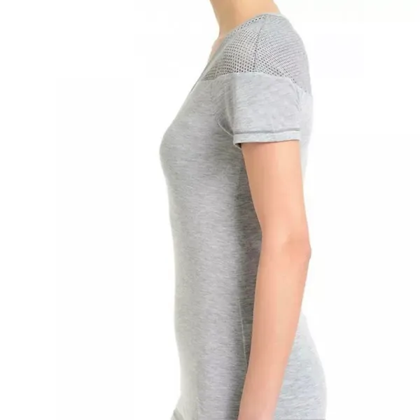 2(X)IST Mesh Shoulder Jersey Active top Gray - Image 4