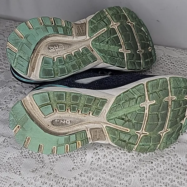 Brooks Ghost II blue lace up athletic running training gym walking shoes sz 7.5 - Image 10