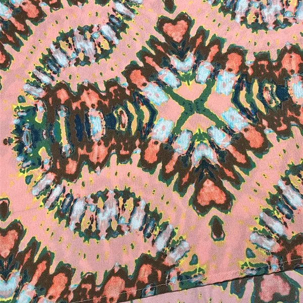 Collective Concepts Multicolor Watercolor Coral sleeveless Blouse size Large - Image 14