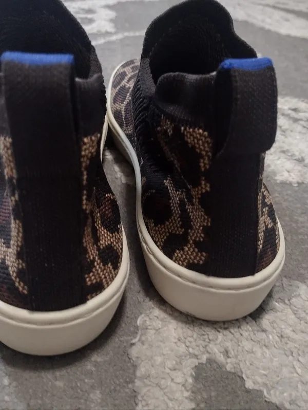 Rothy's The Chelsea Wildcat Leopard Print Shoes - Image 2