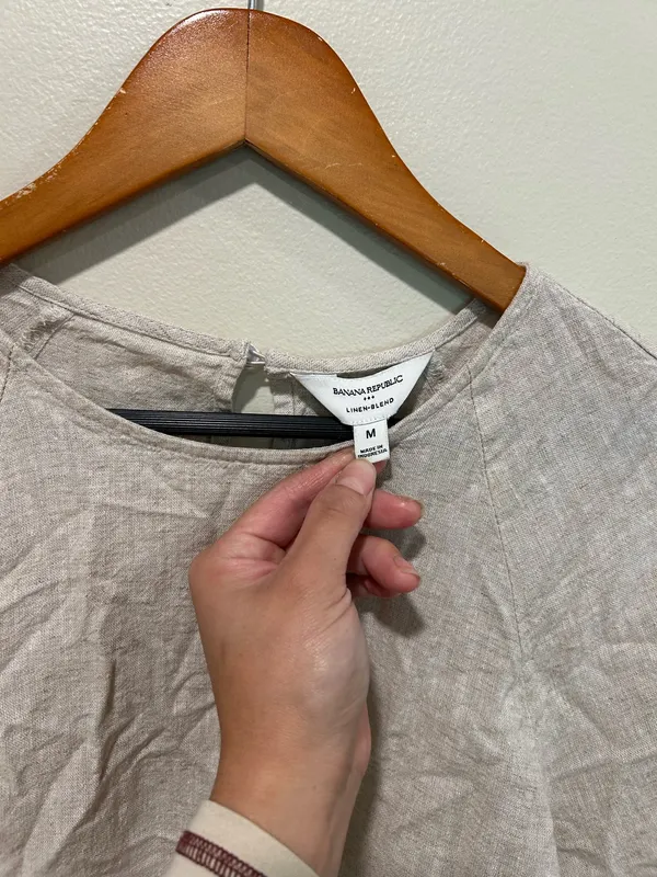 Banana Republic linen blend dress - Image 3