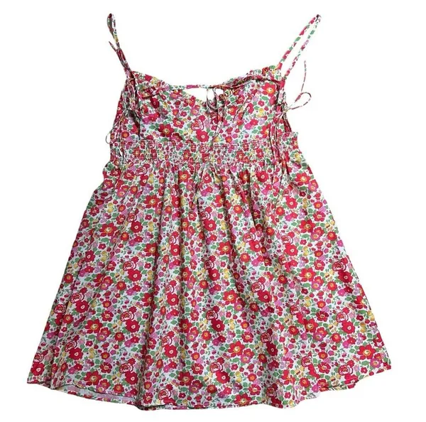 For Love & Lemons Red / Pink Auden Floral Cotton Mini Dress Women’s US XL - Image 8