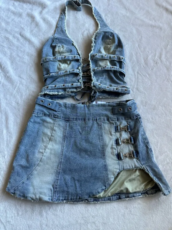 Outcast Clothing Samantha Denim Set - Image 4