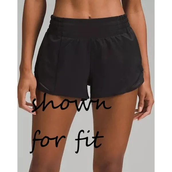Lululemon 6 Hotty Hot Black Shorts Girly Scalloped Detail Running Activewear - Image 3