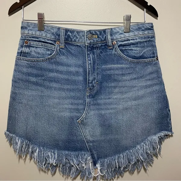 Free People Bailey Denim Mini Skirt Size 28 - Image 2