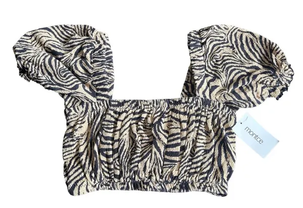 Montce Zebra Micro Scrunch Marcela Top - Image 4
