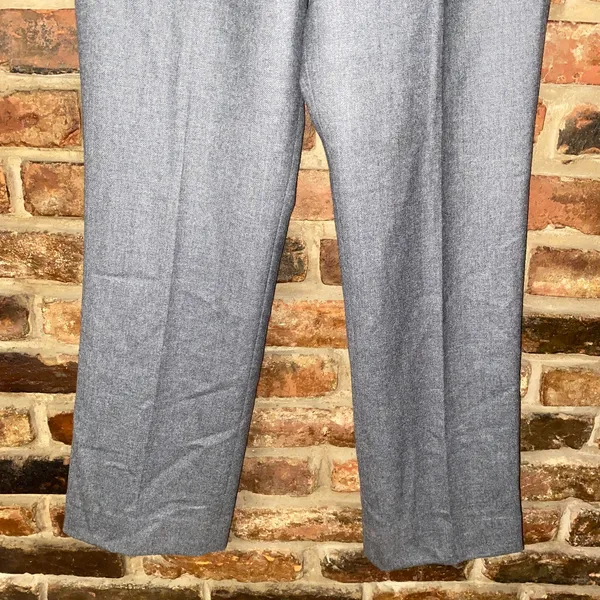 Pendleton Vintage Y2k Gray Virgin Wool Trouser Dress Pants Women's Size 4 Petite - Image 3