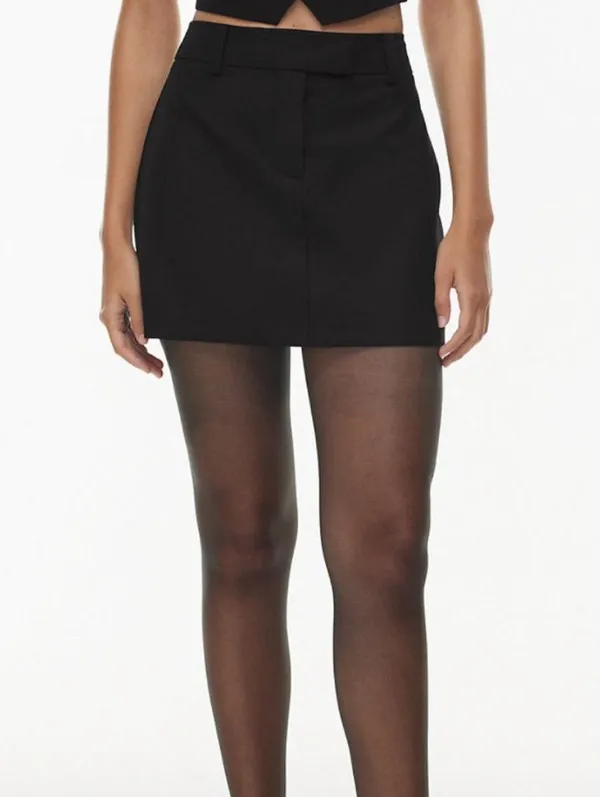 Aritzia NWT - Sunday Best Brie Skirt in Navy Blue Size 4 - Image 2
