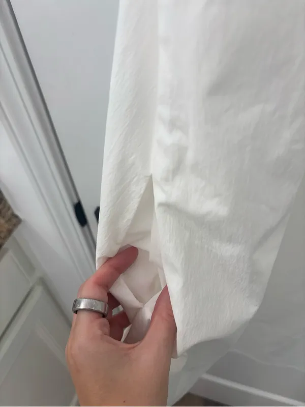 Tuckernuck White Collared Sleeveless Shirt dress preppy coastal - Image 9