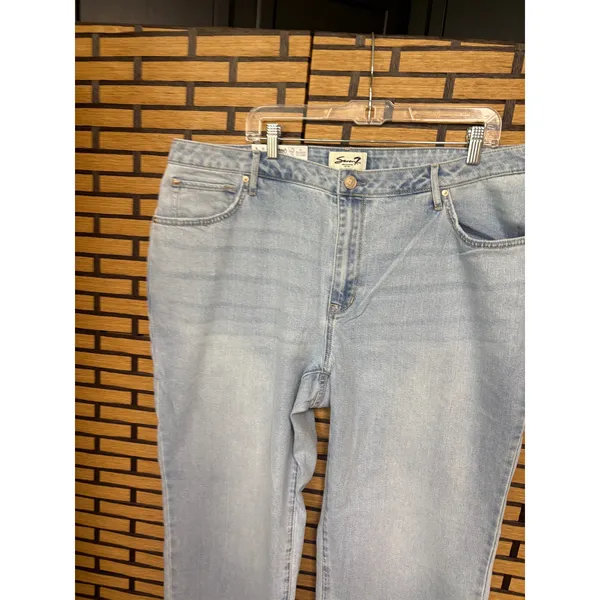 Seven7 Loose Straight Jeans Size 18W‎ - Image 3