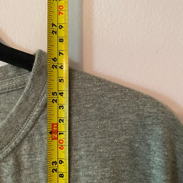 Life Is Good Gray Long Sleeve Tee Winter Ski Snow Loungewear Women's size Large - Image 8