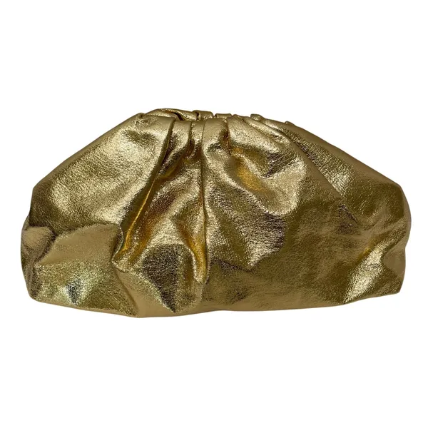 Lulu's get your trend on‎ clutch  handbag metallic gold hinge closure - Image 2