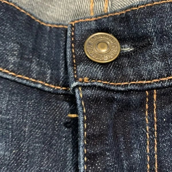 7 for all mankind zippers straight leg jeans. Size 28. In great condition. - Image 5