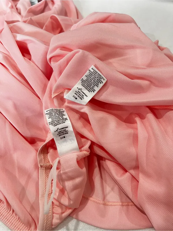 Vintage Vanity Fair Pajama Set Pink Size Small Top And Bottom Nylon - Image 8