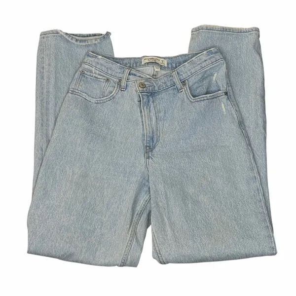 Abercrombie & Fitch The ‘90s Straight Ultra High Rise Jeans Size 27 - Image 5