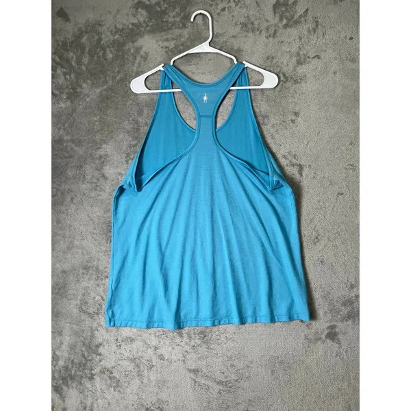 Smartwool Merino Sport 150 Women’s Blue Racerback Tank Active Hiking Athletic XL - Image 3