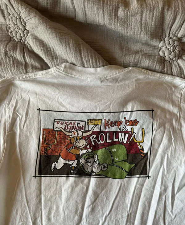 Texas v Alabama T Shirt - Image 3