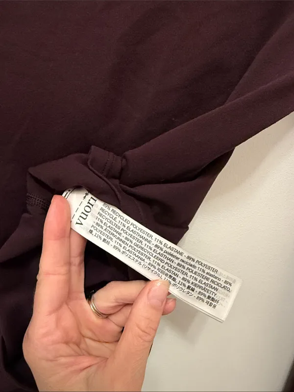 Vuori Purple Scoop Neck Long Tee - Image 4