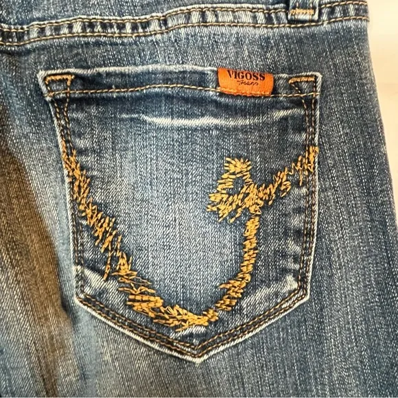 Vigoss Bootcut Jeans Womens Sz‎ 7 Straight Medium Wash Classic Normcore Everyday - Image 7