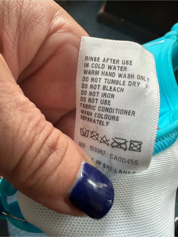 Freya bra bathing suit 34 DD full support flattering Blue Size undefined - Image 8